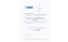 ABS Certificate of ctsstainless