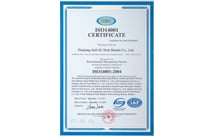 ISO14001 Certificate of ctsstainless